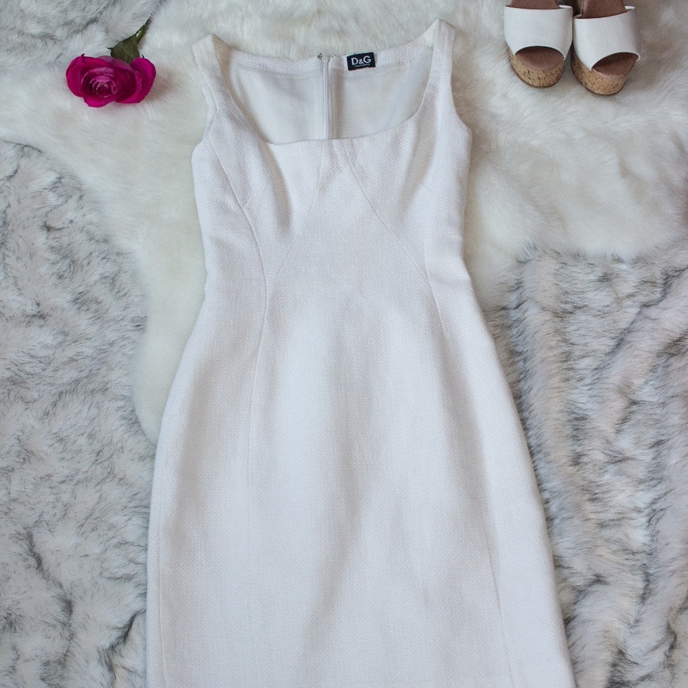D&C white dress